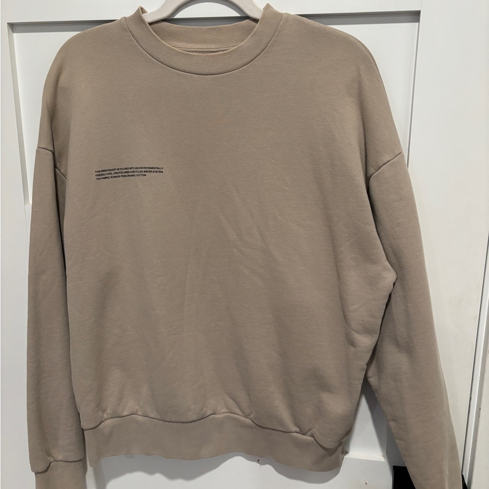 Pangaia Women's Tan Crewneck Sweater